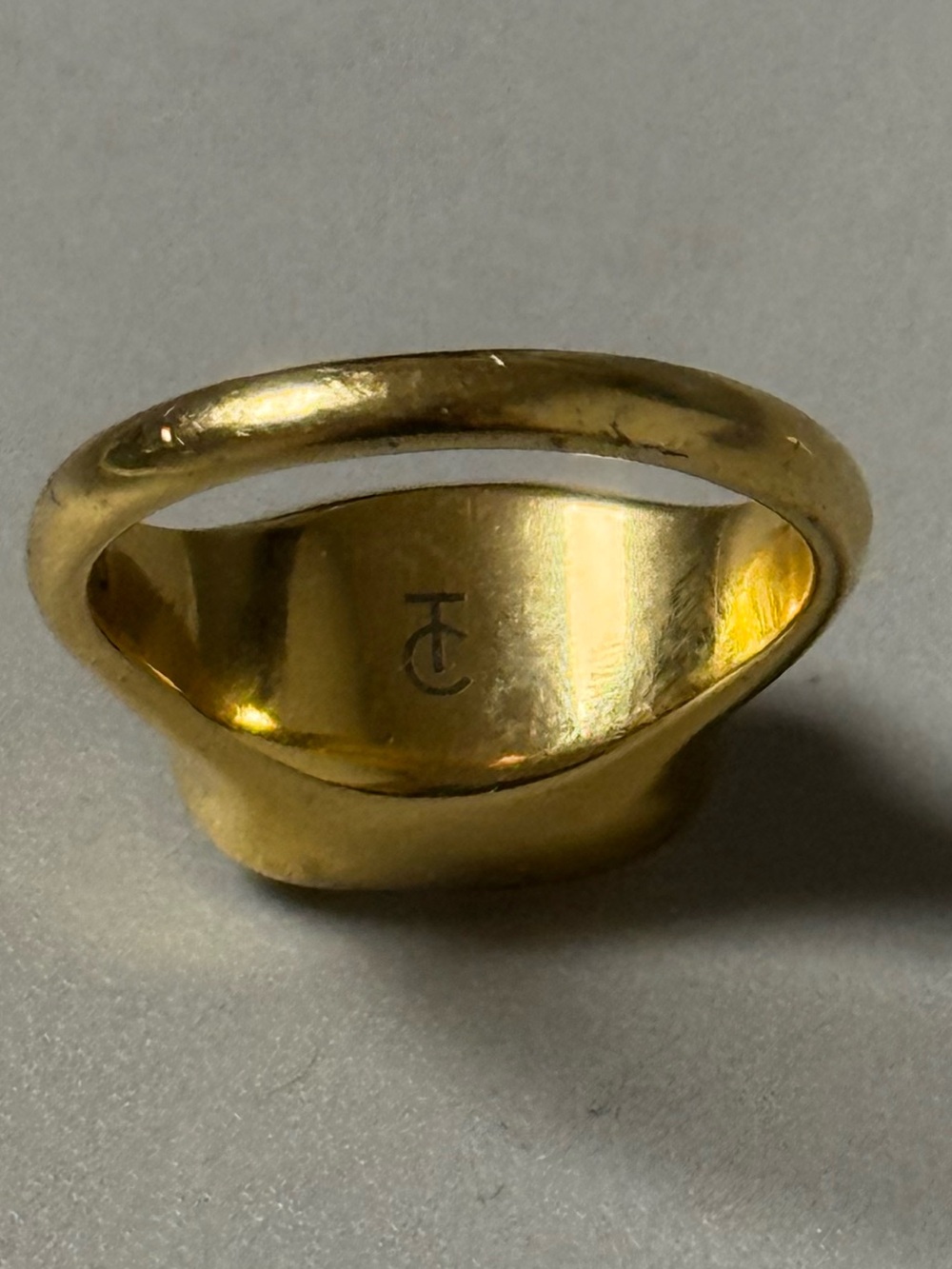 Gold plated cocktail ring - Picture 5 of 5